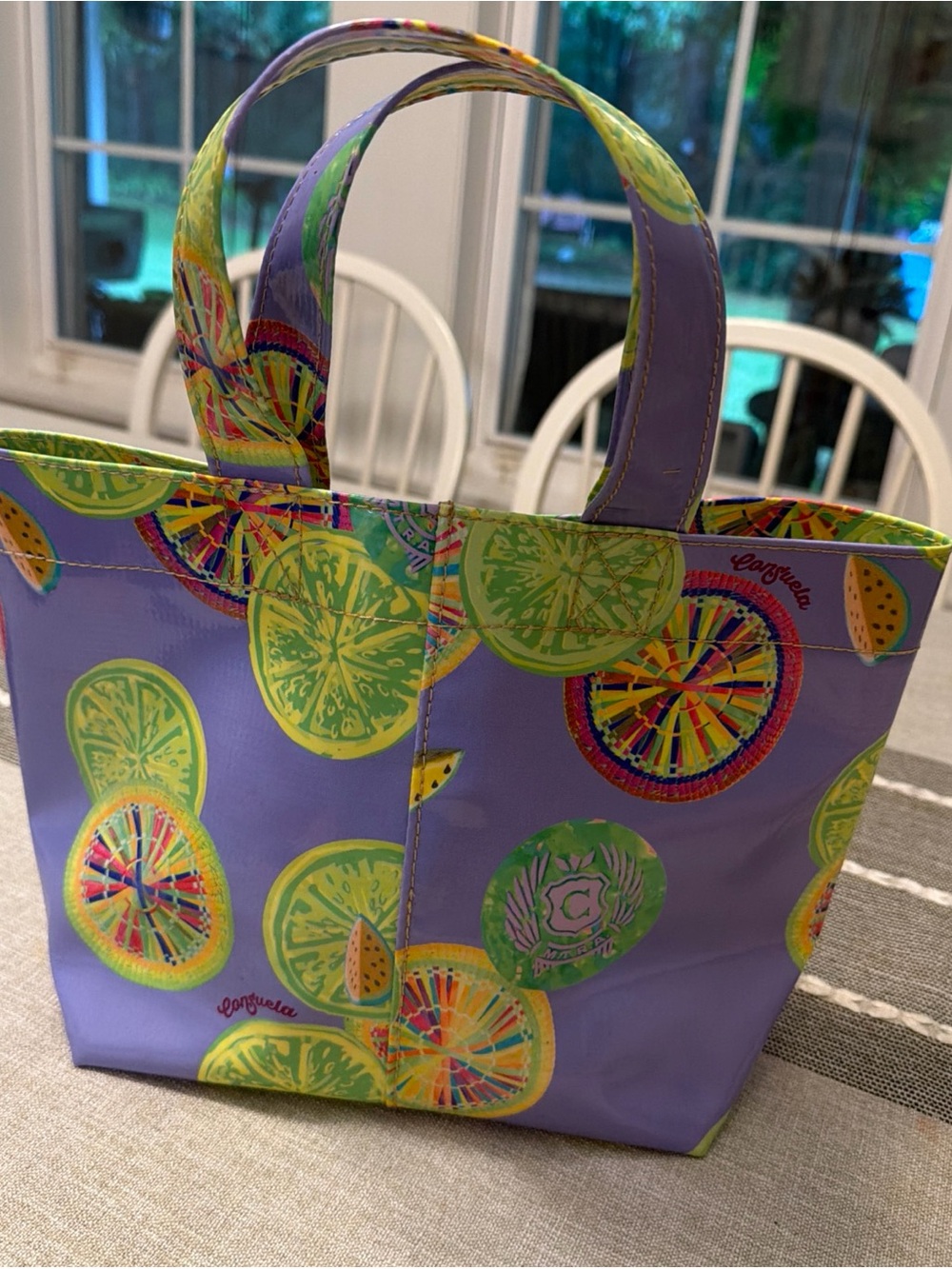 Consuela Purple Sandy Citrus Mini Tote Grab N Go - Picture 4 of 9